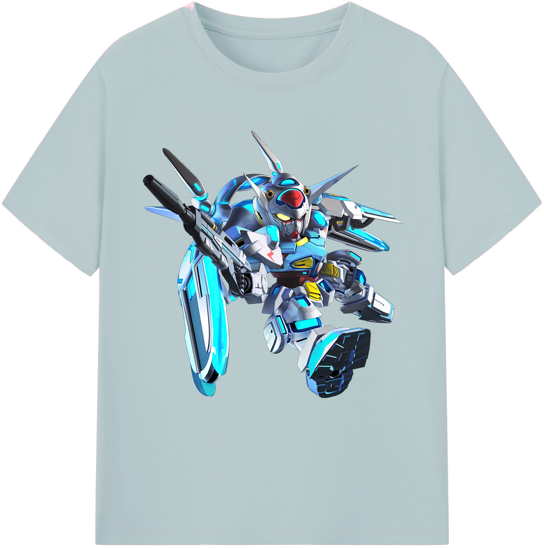 （画像用） 機動戦士ガンダム Mobile Suit Gundam 綿100％半袖Tシャツ（フロントプリント）